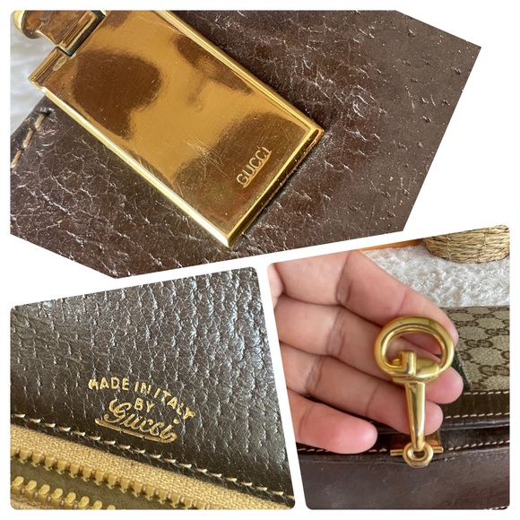 Gucci Brown cherry line crossbody bag - Picture 11 of 16